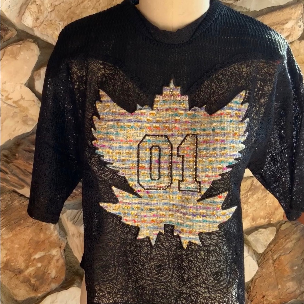 Black Net Top